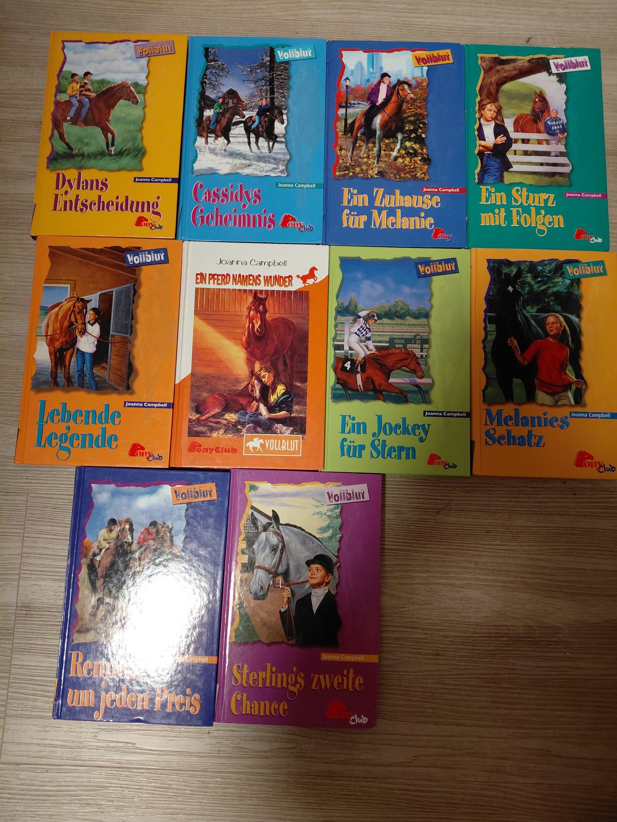 10 Vollblut Bände im Paket von Campbell