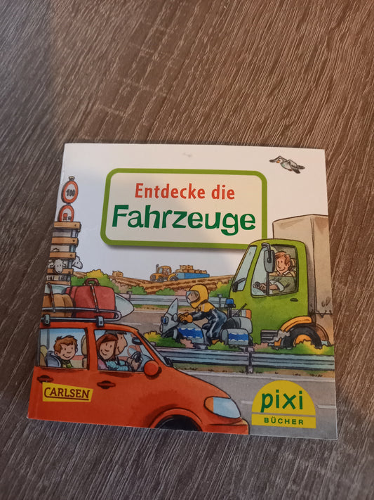 Entdecke die Fahrzeuge Pixi 2179