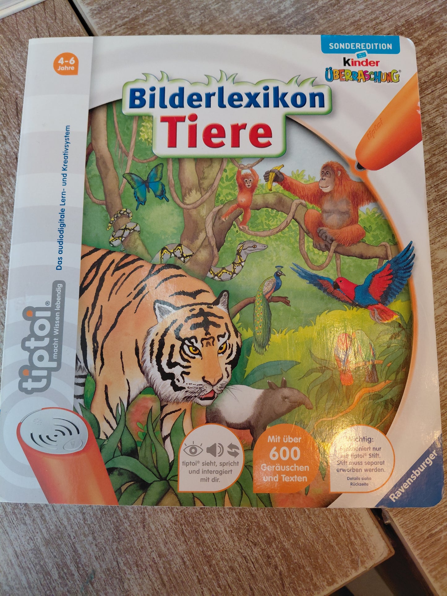 Tiptoi Bilderlexikon Tiere Sonderedition von Kinder Überraschung