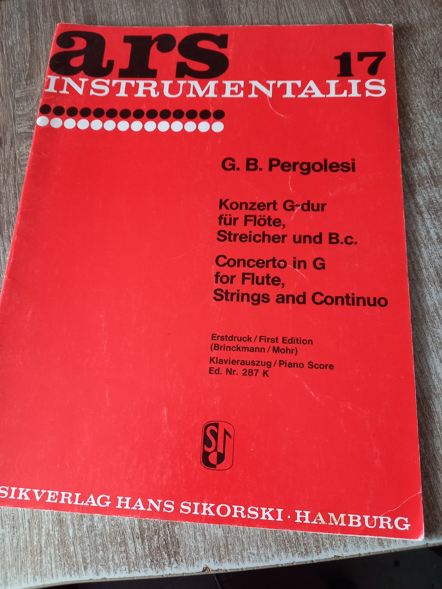Ars instrumental 17 von Pergolesi