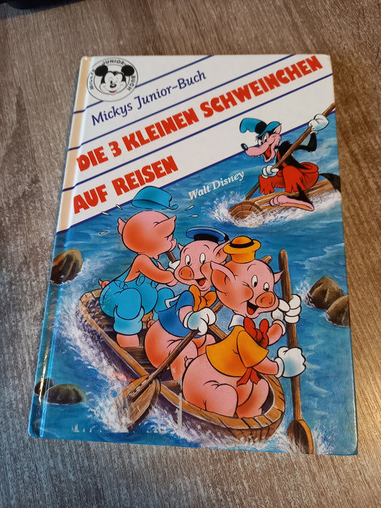 Mickys Junior Buch Die 3 kleinen Schweinchen auf Reisen
