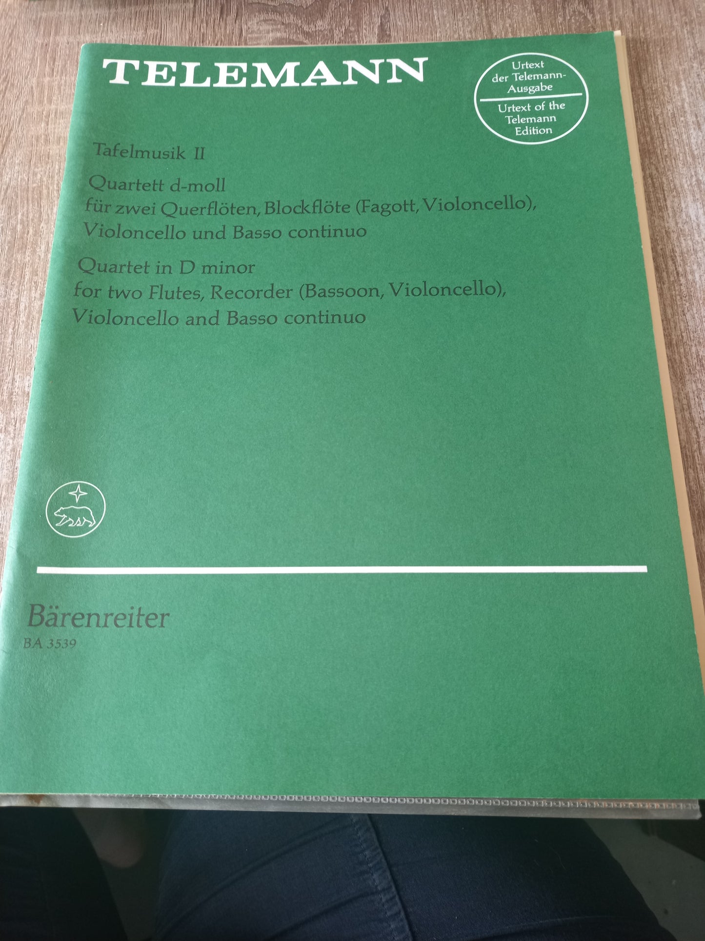 Telemann Tagelmusik  II