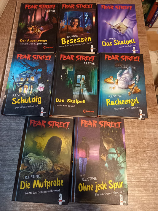 8 x Fear Street Bücher