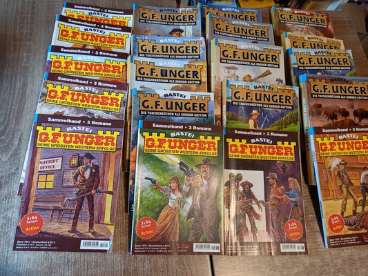 20 Sammelbände von Unger  Westernhefte