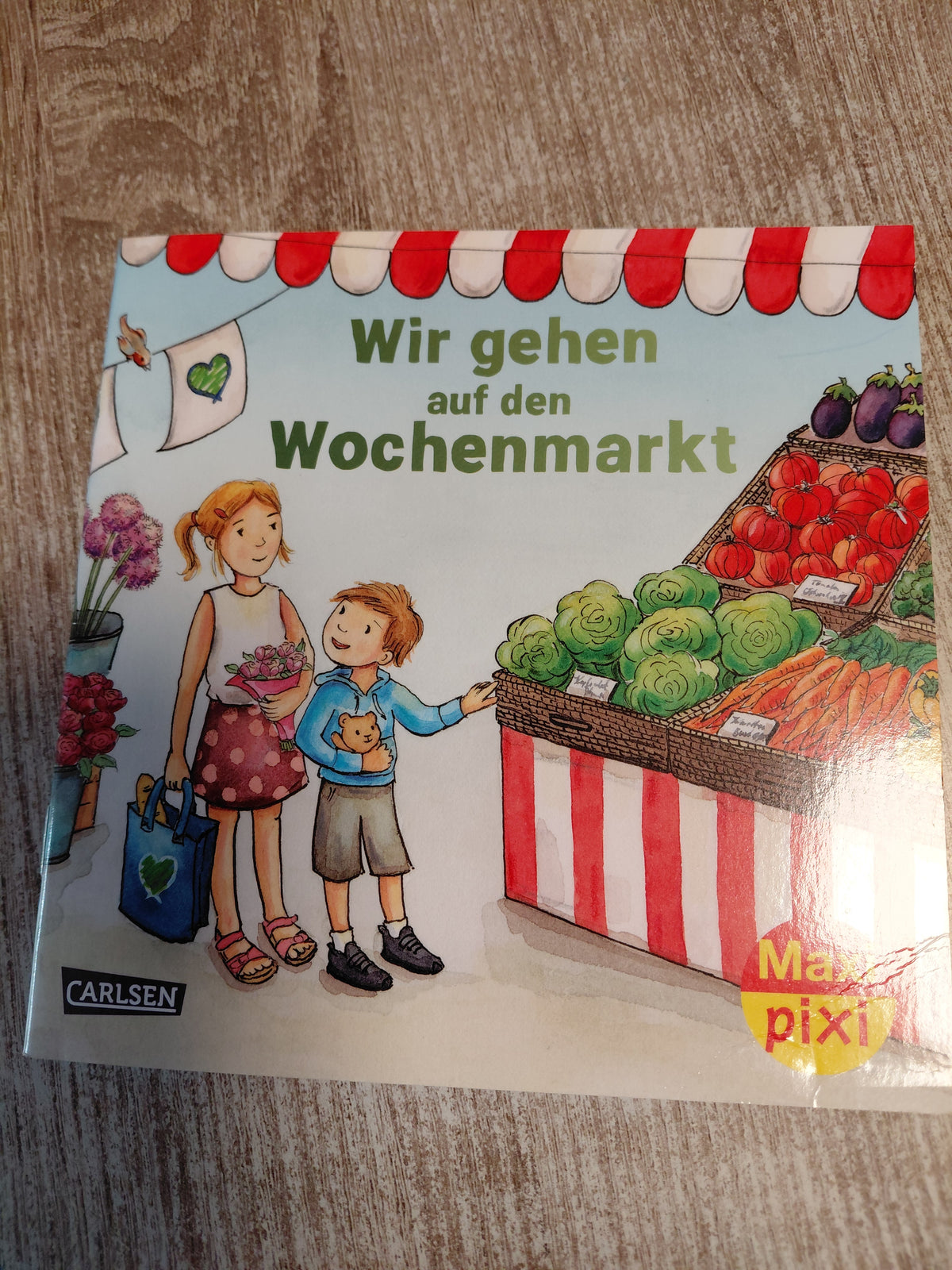 Wir gehen auf den Wochenmarkt