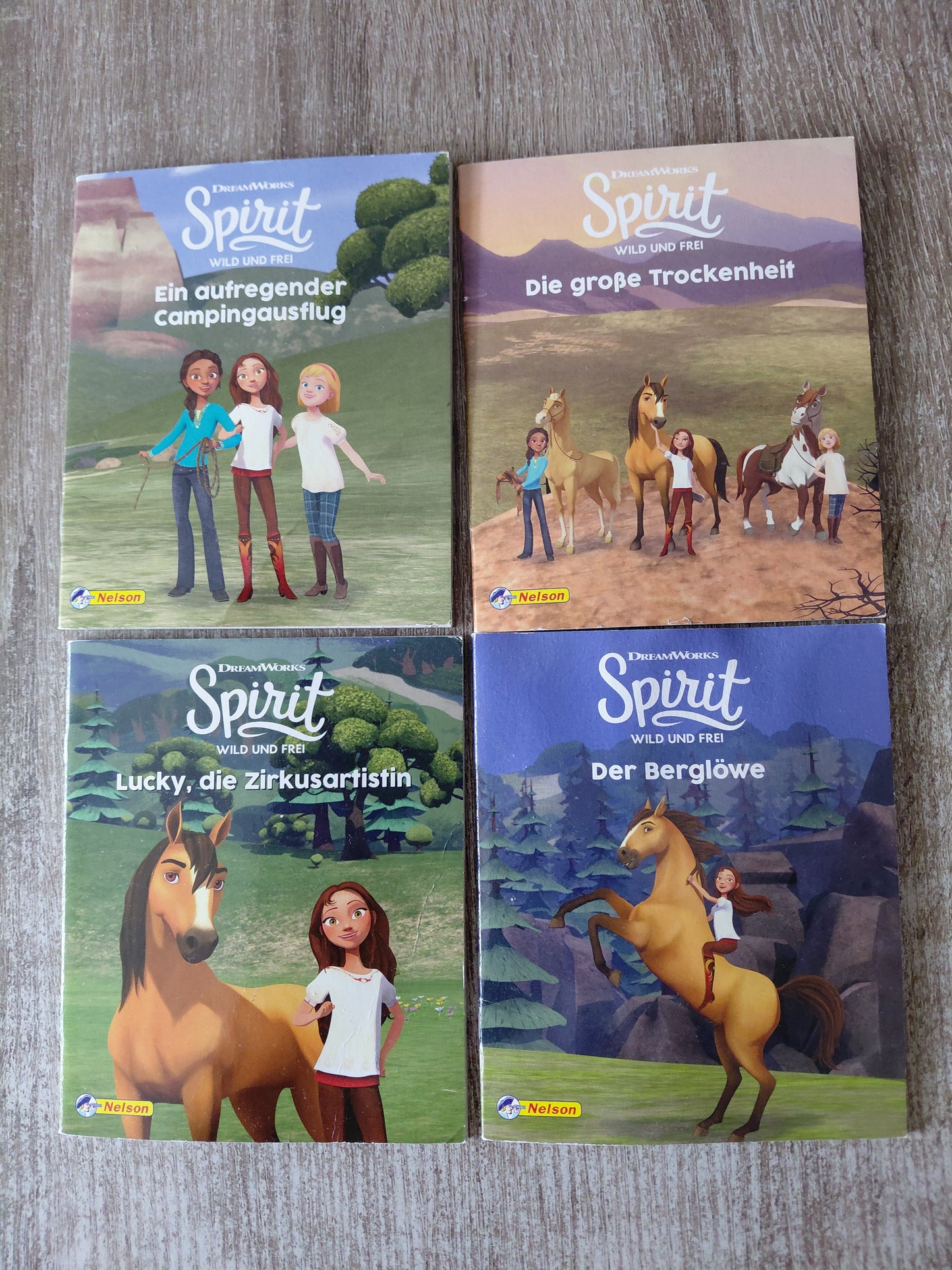 Spirit Wild und frei Pixi ähnlich 1 ein aufregender Campingausflug 2 Die große Trockenheit 3 Lucky die Zirkusartistin 4 Der Berglöwe