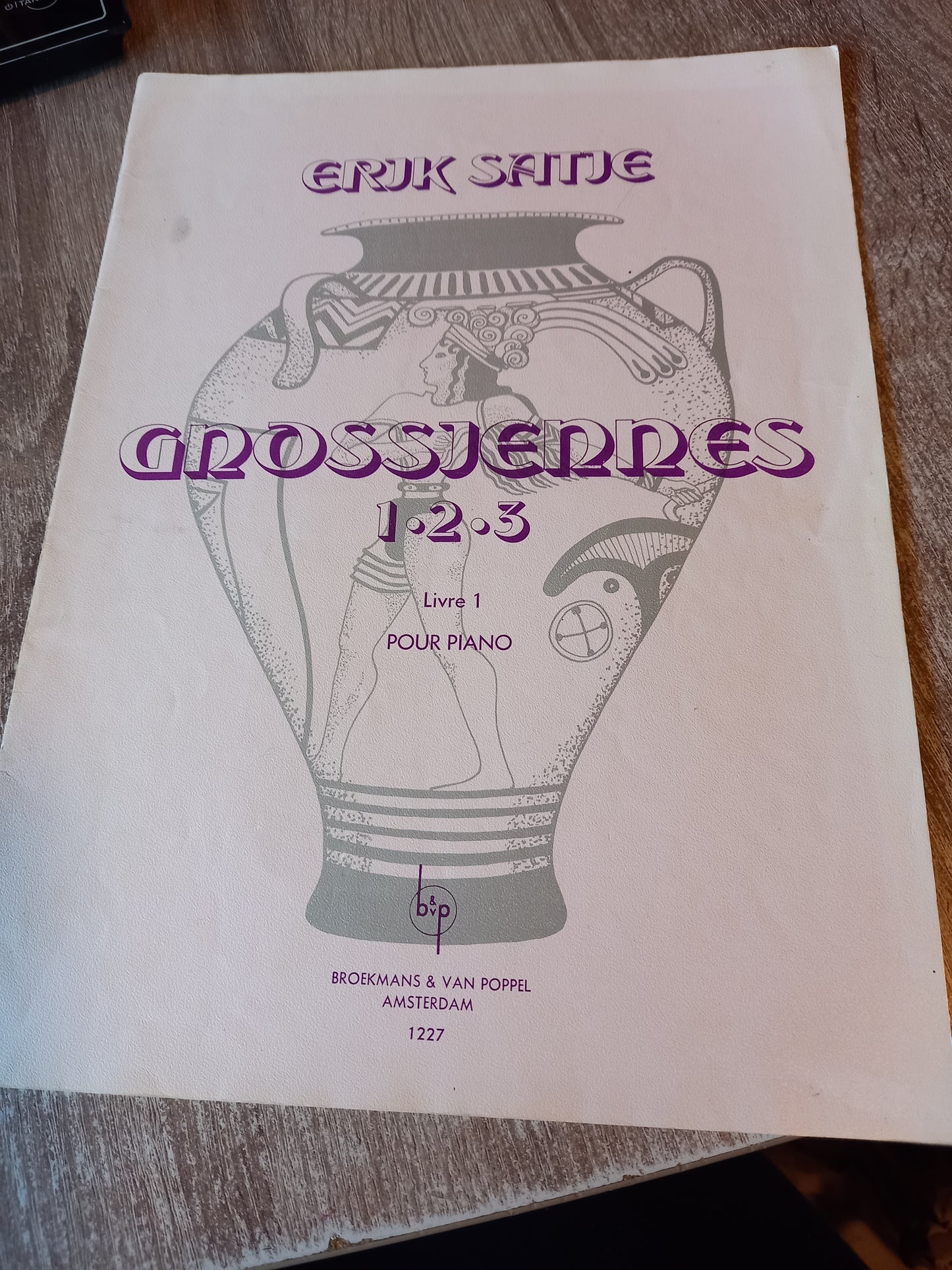 Gnossjennes Satje Livre 1 Piano