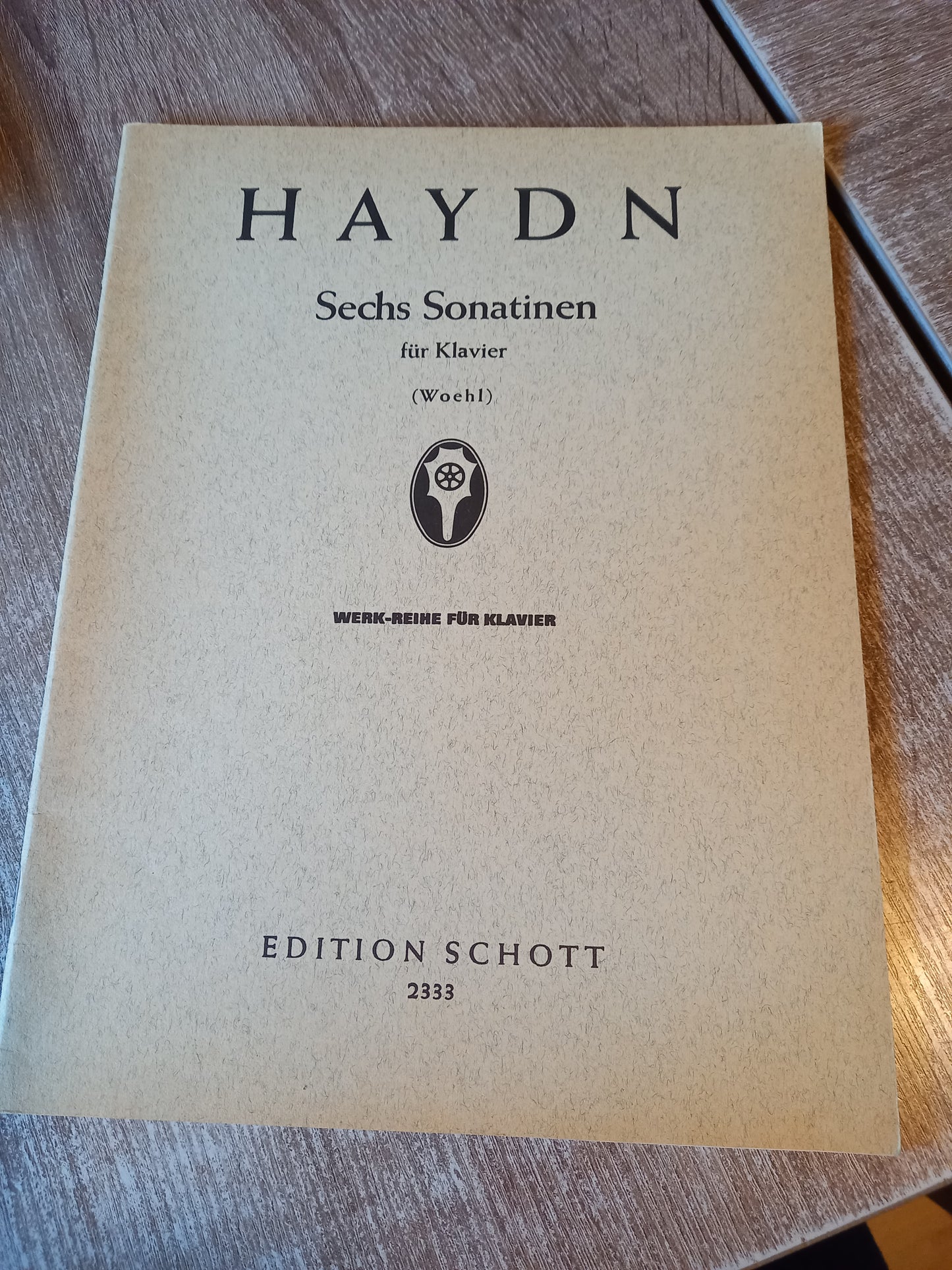 Haydn Sechs Sonaten für Klavier