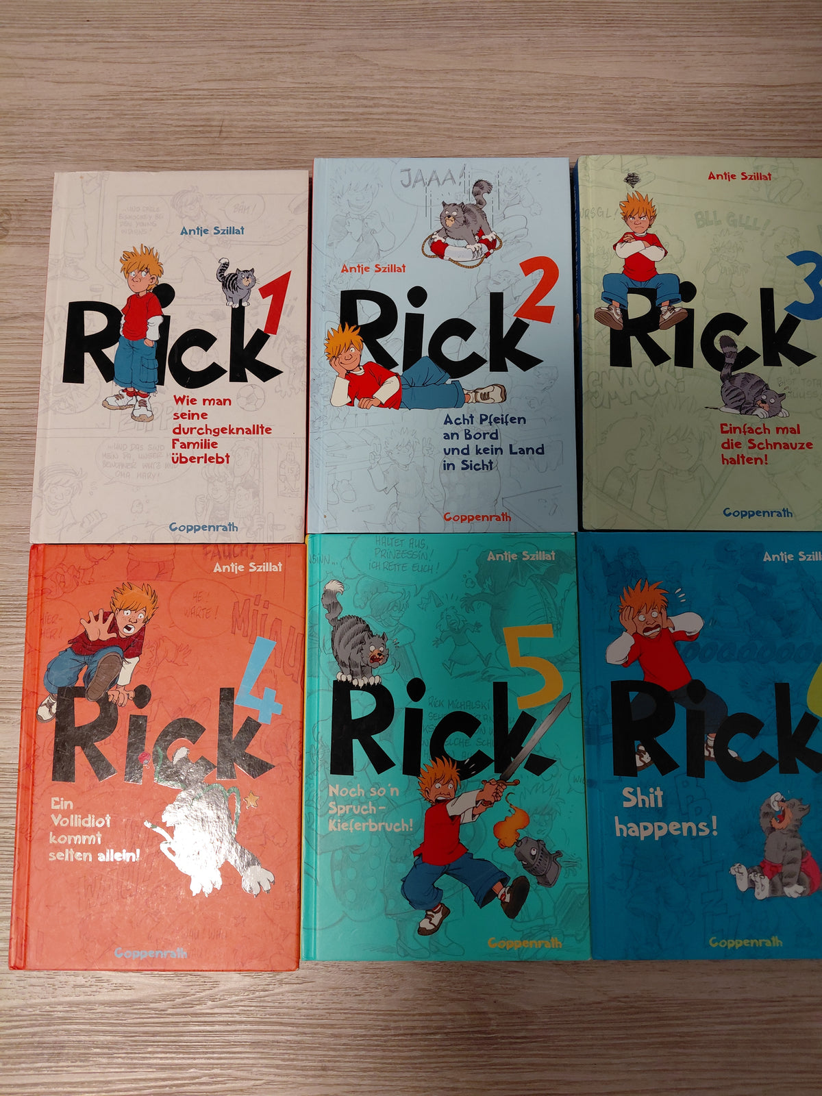 Band 1-6 von Rick Szillat Paket