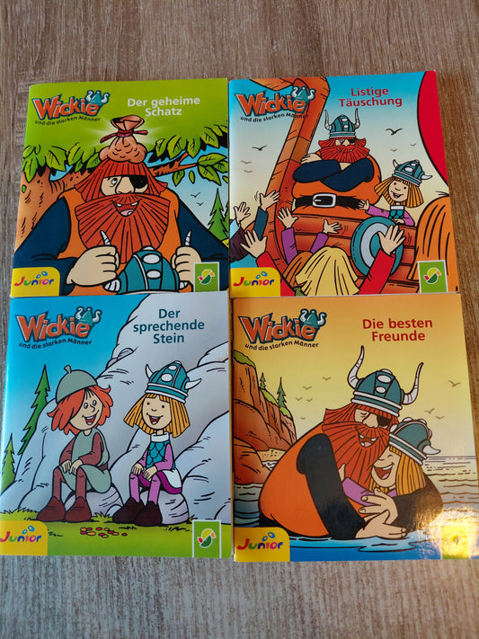 4 Mini Hefte [ Pixi ähnlich] 1 Der geheime Schatz 2 Listige Täuschung 3 Der sprechende Stein 4 Die besten Freunde