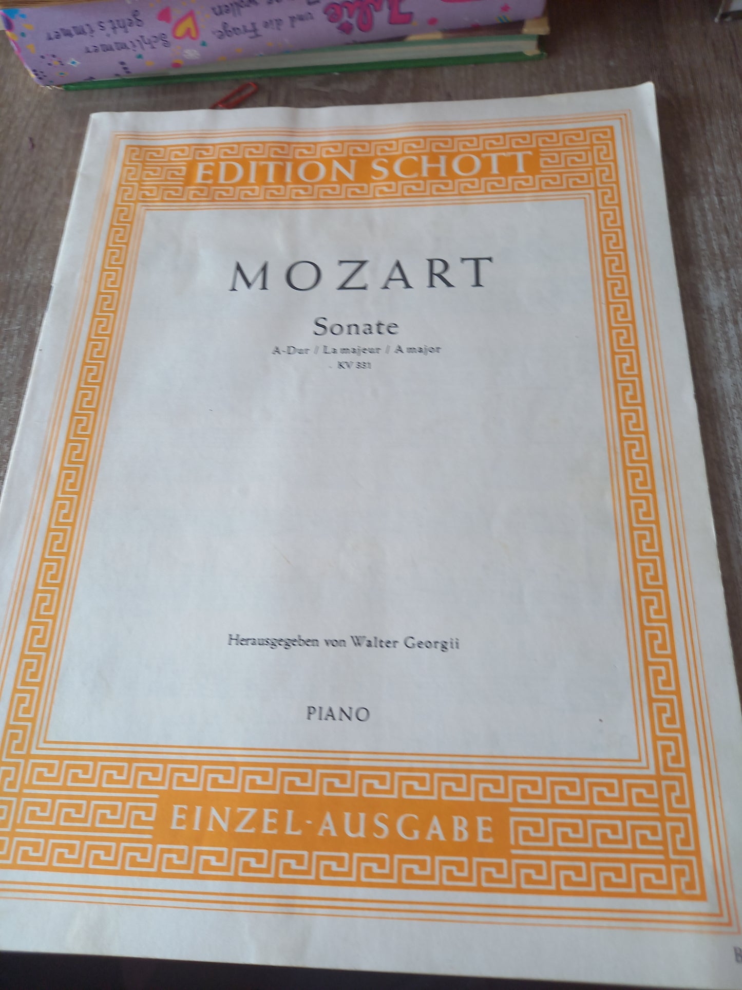 Mozart Sonate Piano KV 331