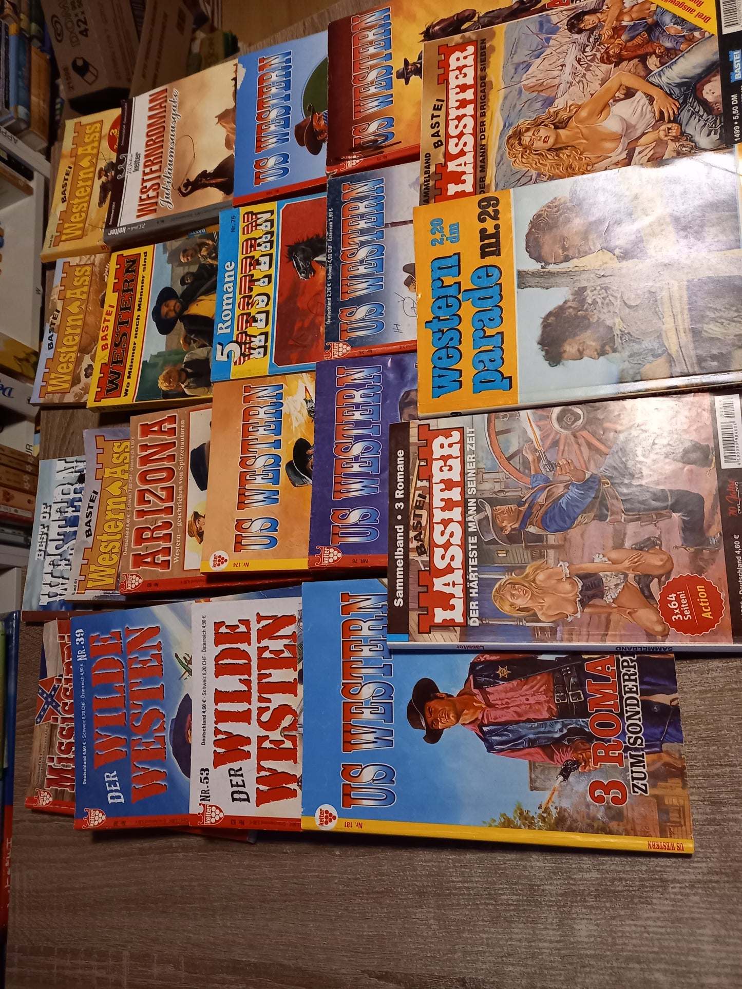 20 Sammelbände Western