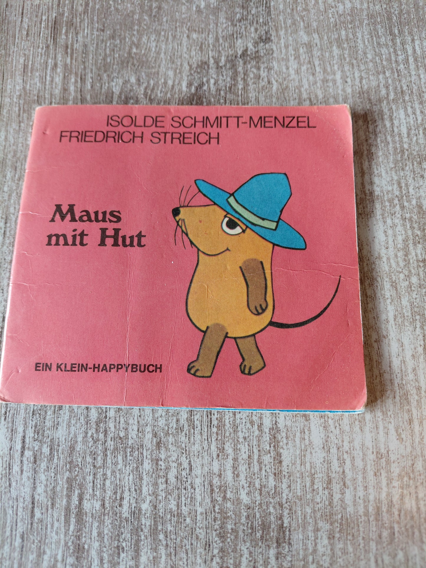 Maus mit Hut Klein Happybuch