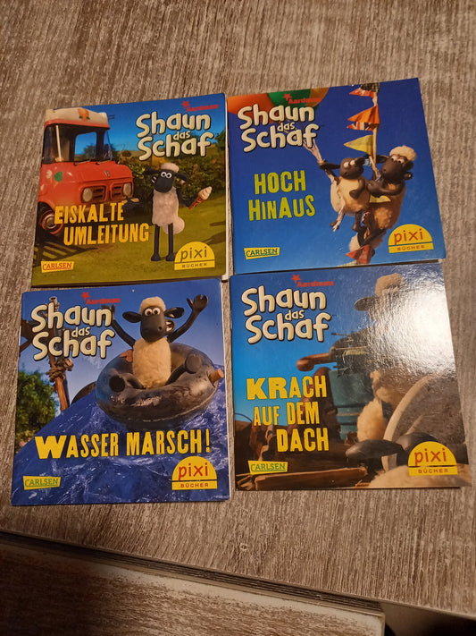 4 Shaun das Schaf Pixi Hefte