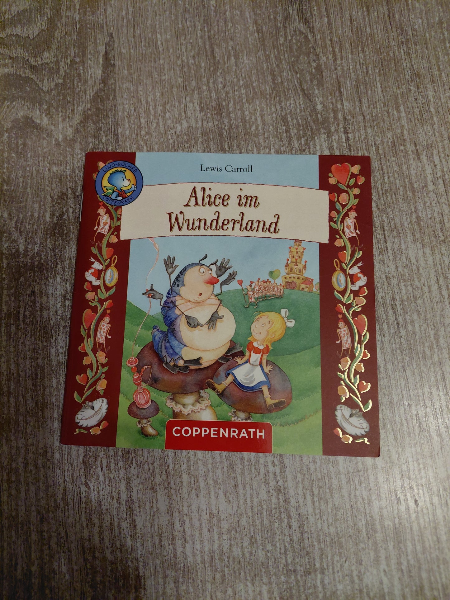 Alice im Wunderland Lino Heft