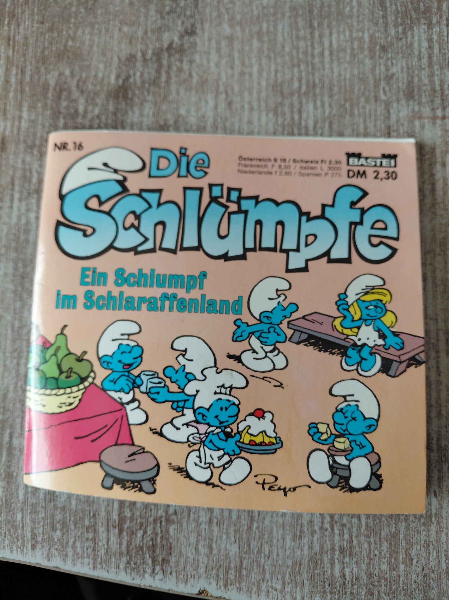Die SchlümpfeEin Schlumpf im Schlaraffenland Nr 16