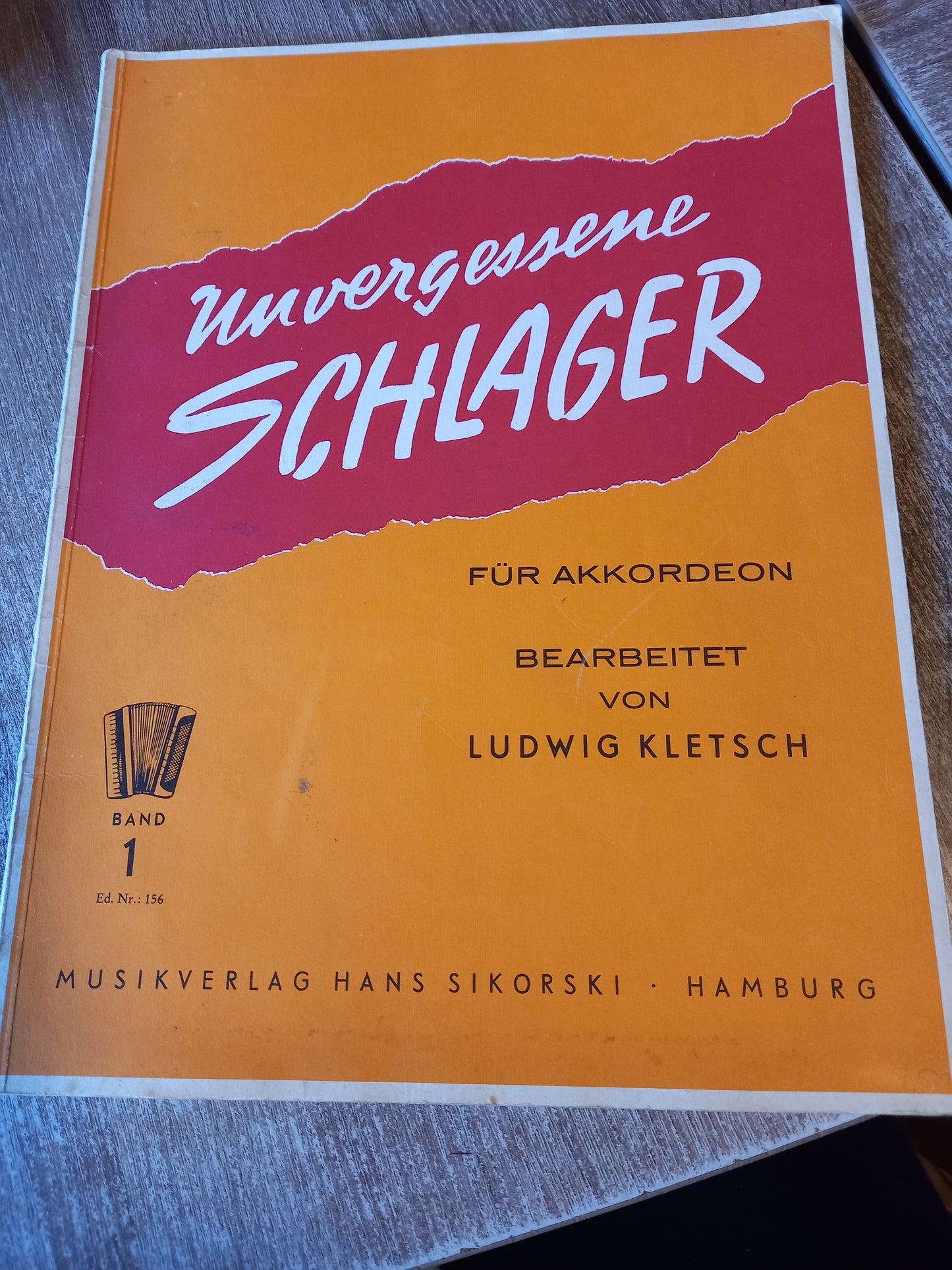 Unvergessenen Schlager für Akkordeon von Kletsch