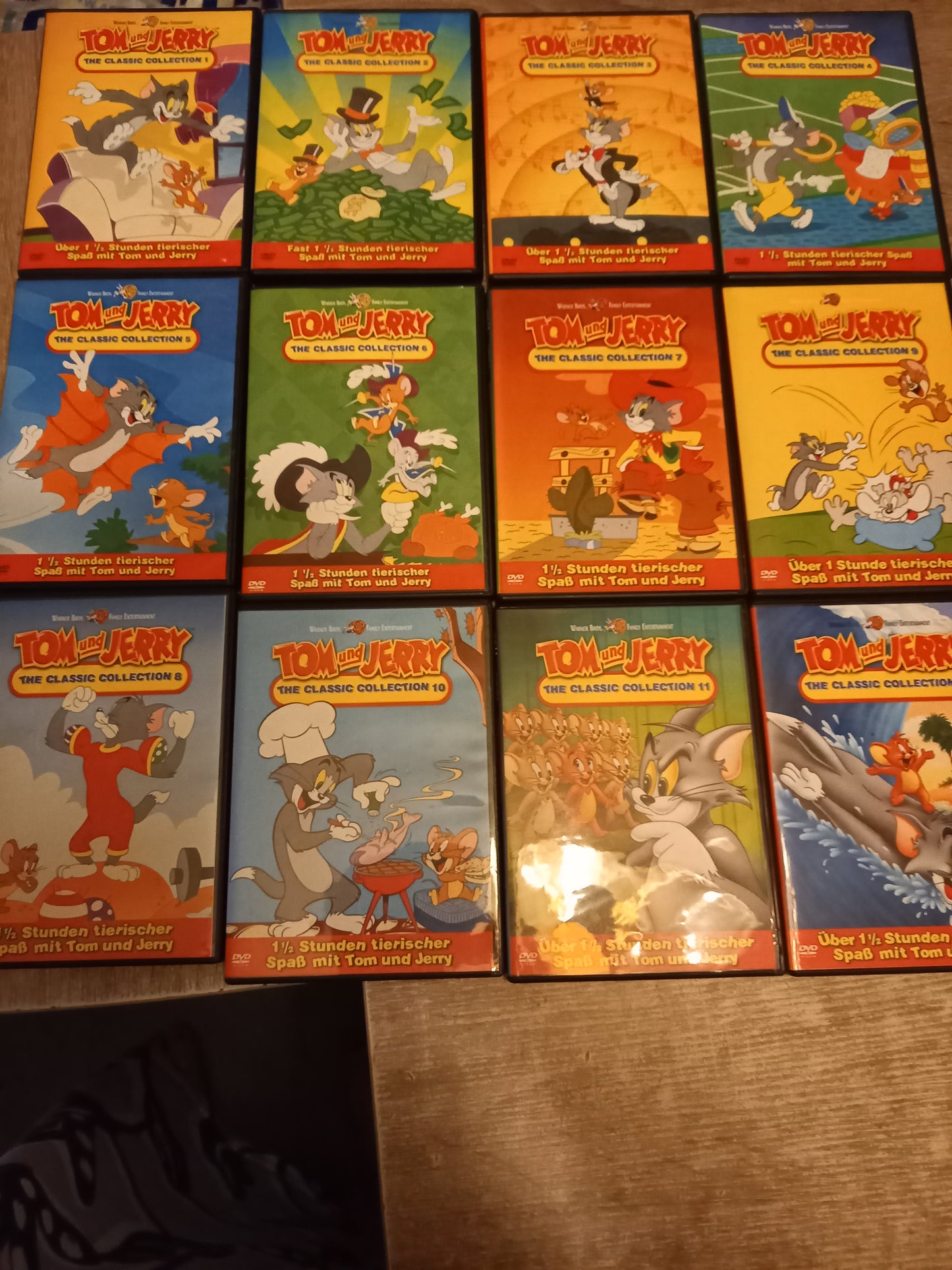 Tom und Jerry 1 - 12 Dvds