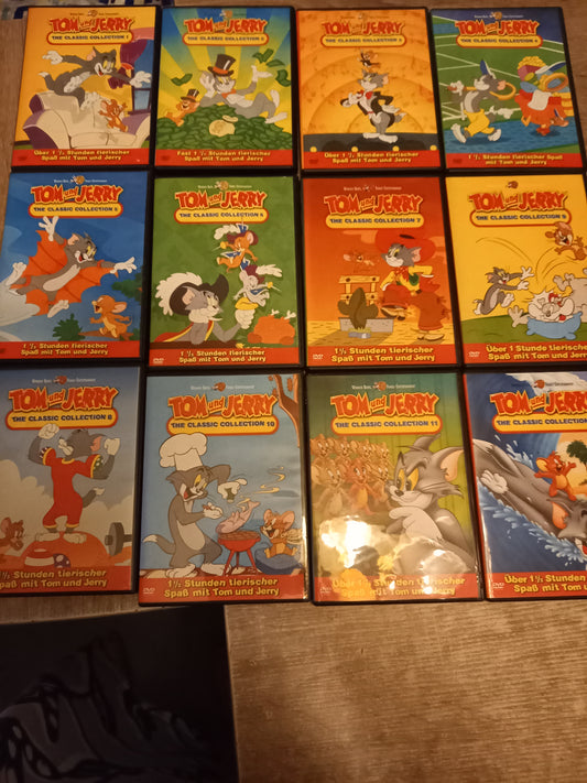 Tom und Jerry 1 - 12 Dvds