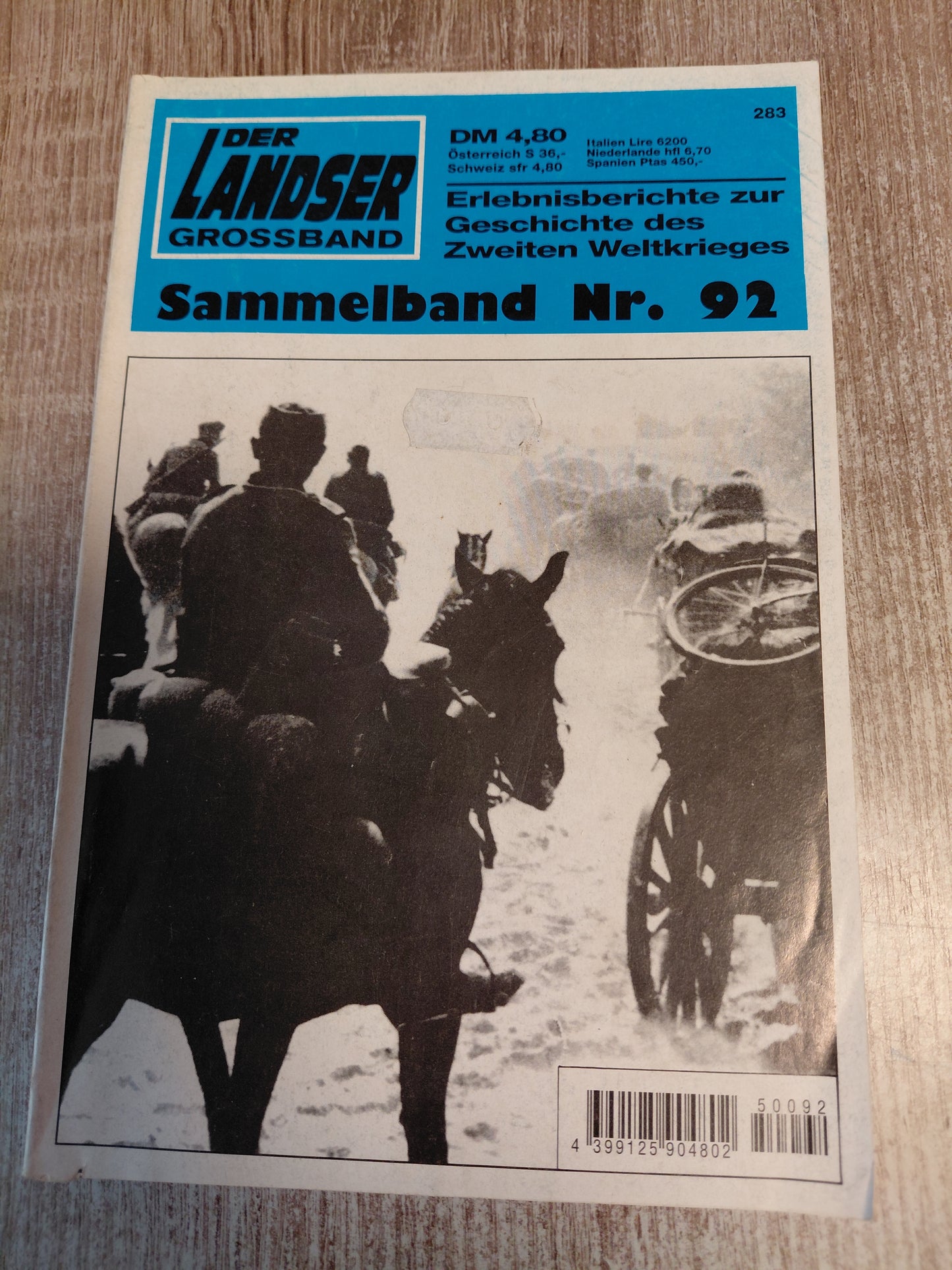 Landser Sammelband 92 Blau