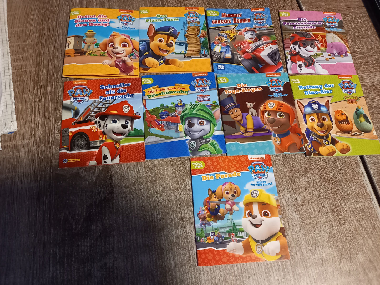 9 Paw Patrol Hefte von Nelson