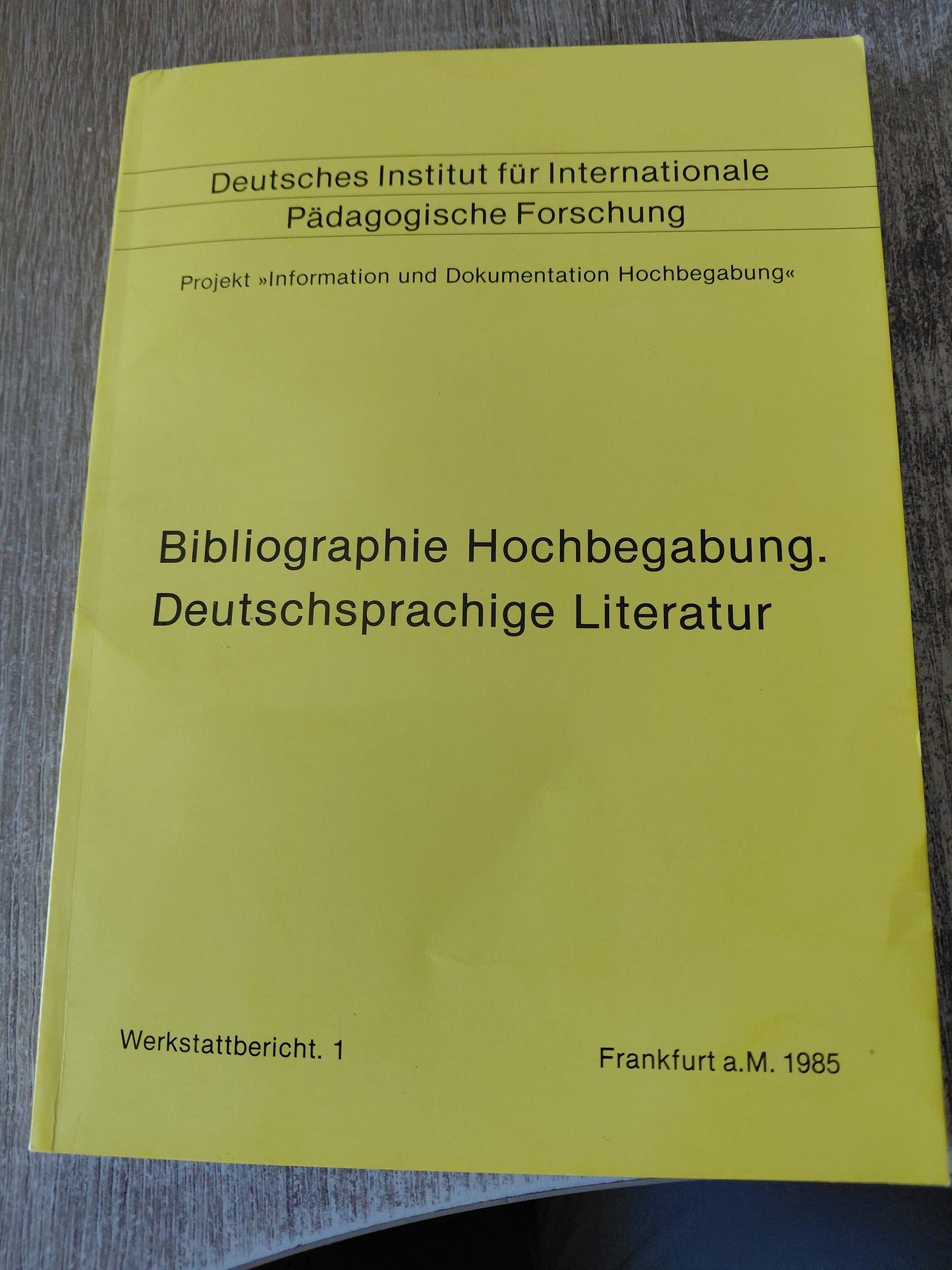 Bibliographie Hochbegabung Deutschsprachige Literatur