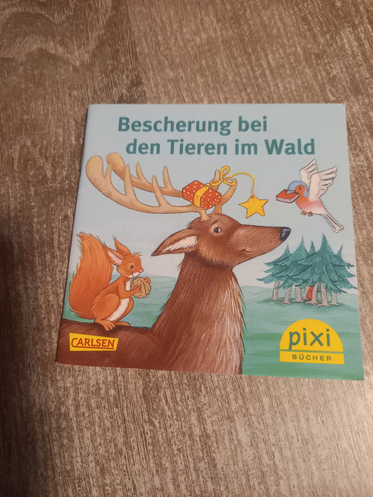 Bescherung bei den Tieren im Wald Pixi