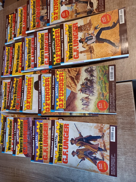 20 Sammelbände Western von Unger