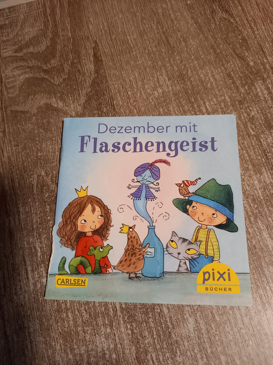 Dezember mit Flaschengeist Pixi