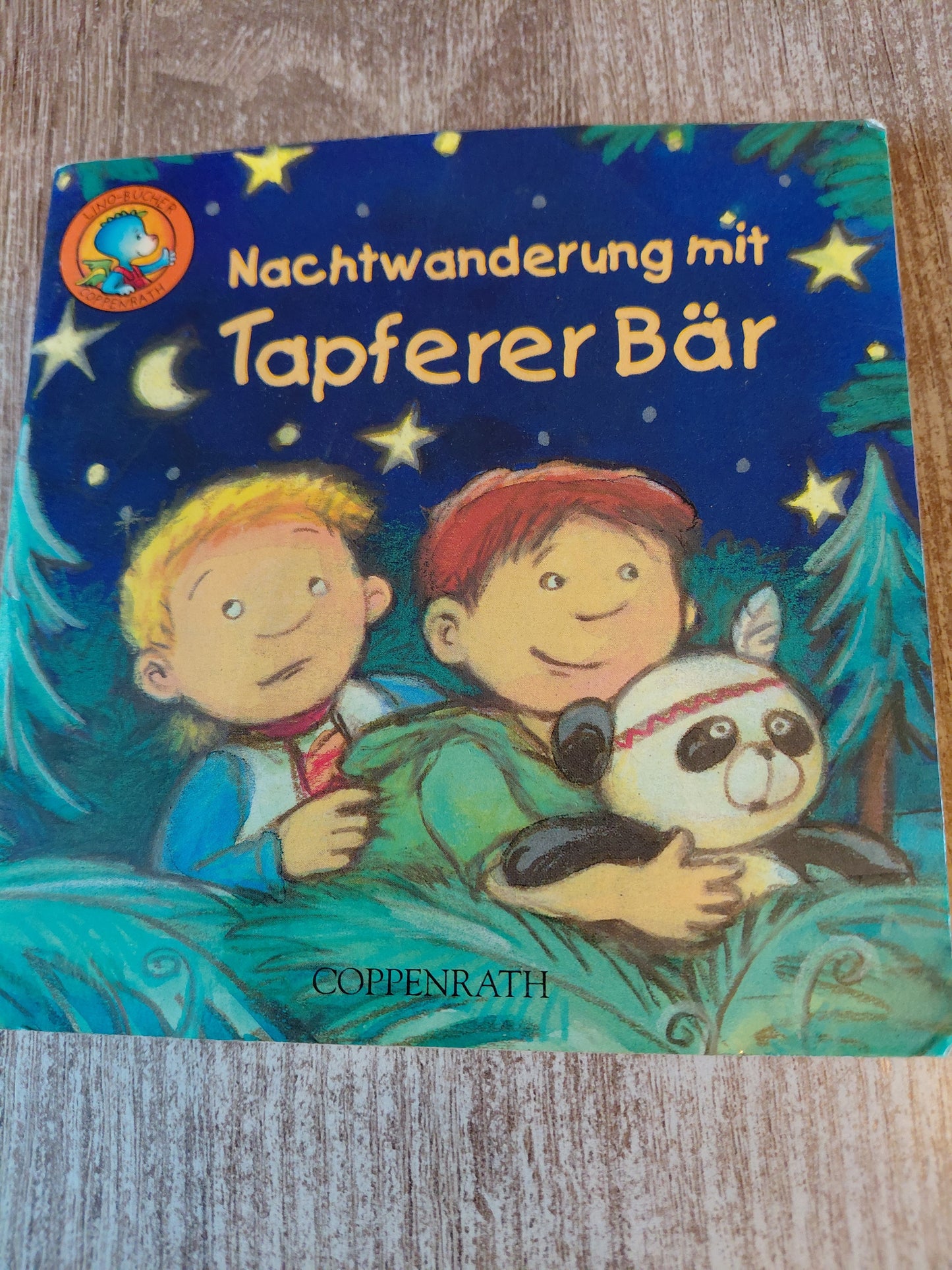 Nachtwanderung mit tapferer Bär