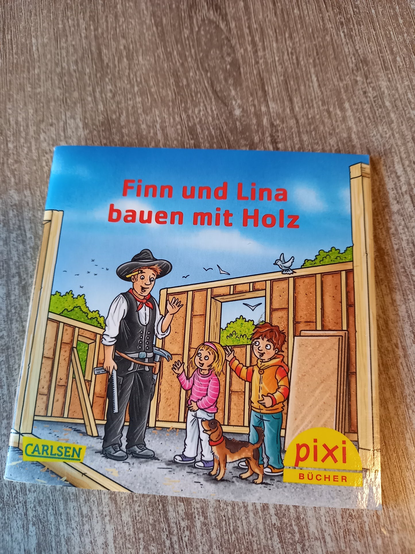 Finnland und Lina bauen mit Holz Pixi