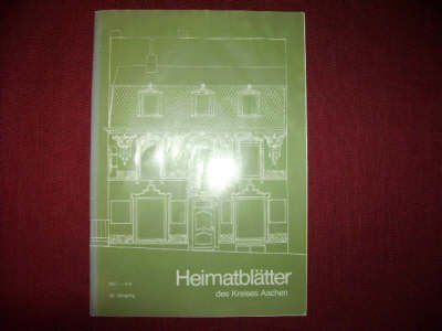 Heimatblätter des Kreises Aachen 33. Jahrgang 1977 3/4