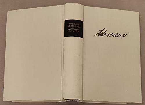 Konrad Adenauer Erinnerungen 1945-1953.