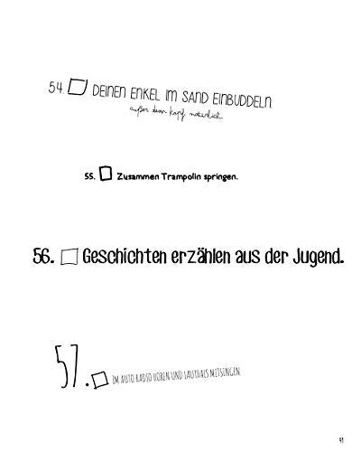Die Bucket List für Großeltern: 250 Dinge, die man mit seinen Enkelkindern erlebt haben muss (AAZPU25)