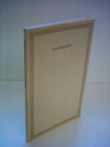 Lew Kopelew: Ansprachen aus Anlass der Verleihung des Friedenspreises des Deutschen Buchhandels