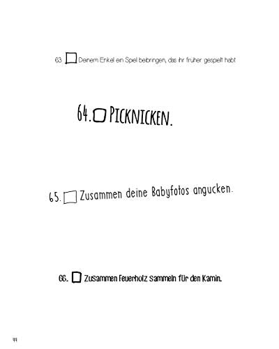 Die Bucket List für Großeltern: 250 Dinge, die man mit seinen Enkelkindern erlebt haben muss (AAZPU25)