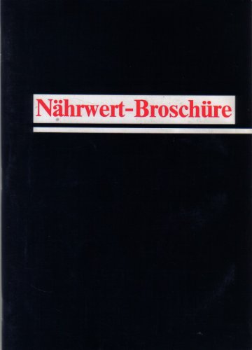 Nährwert-Broschüre.