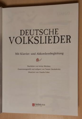 deutsche volkslieder - mit klavier - und akkordeonbegleitung