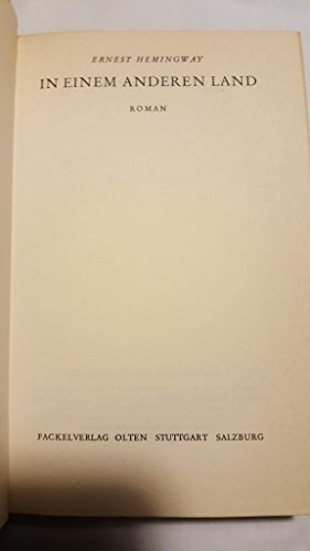 In einem anderen Land - Roman