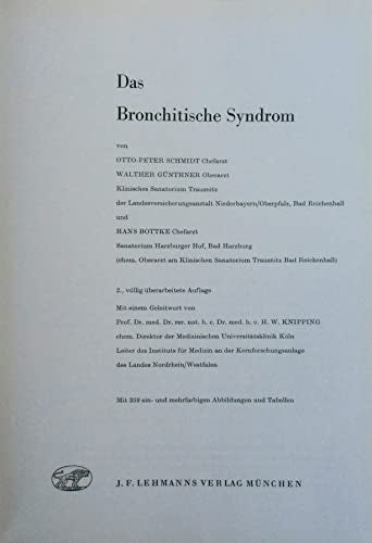 Das Bronchitische Syndrom