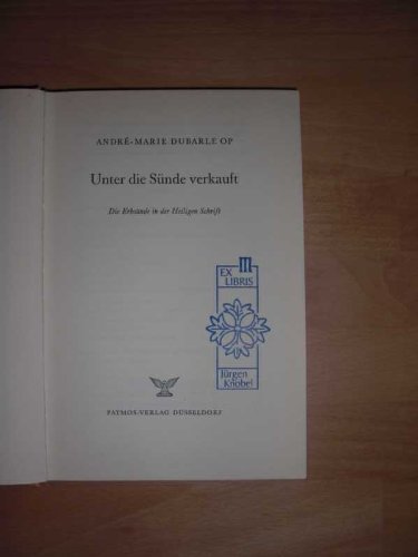 Unter die Sünde verkauft