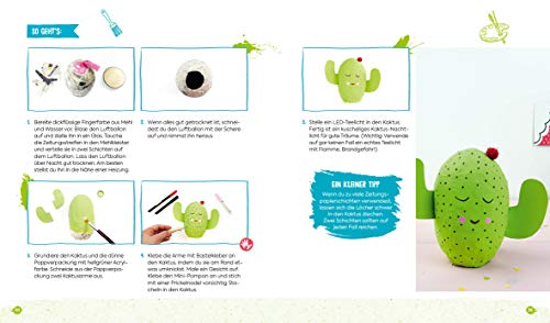 Einfach nachhaltig basteln – umweltfreundliche Kreativprojekte für die ganze Familie: DIY-Ideen und Rezepte für Bastelkleber, Salzteig, Knete und Co. – Lebe nachhaltig!