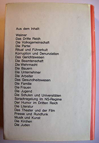 Grunberger Das zwölfjährige Reich. Eine Sozialgeschichte des national-sozialistischen Deutschland, der Deutschen Alltag unter Hitler, Molden, 542 Seiten