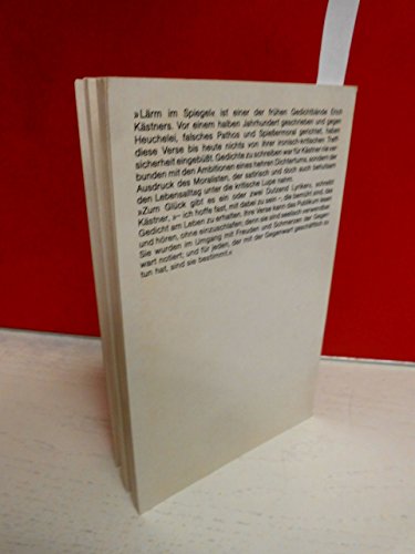 Lärm im Spiegel. Gedichte.