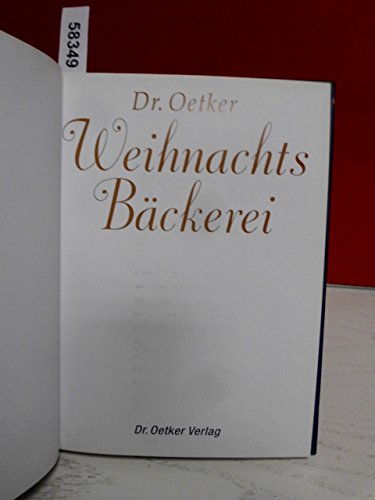 Dr. Oetker Weihnachts-Bäckerei