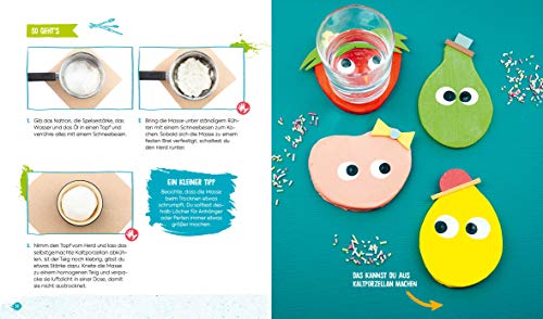 Einfach nachhaltig basteln – umweltfreundliche Kreativprojekte für die ganze Familie: DIY-Ideen und Rezepte für Bastelkleber, Salzteig, Knete und Co. – Lebe nachhaltig!