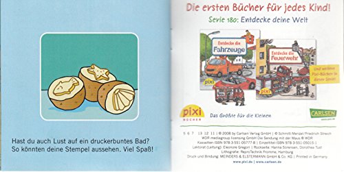 DAS DRUCKERBUNTE BADEZIMMER - Pixi-Buch Nr. 1595 - Einzeltitel aus PIXI-Serie 177 (aus Kassette)