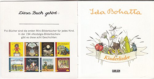 Ida Bohatta . Kinderlieder - Pixi-Buch 1752 - Nostalgie-Bilderbücher (Einzeltitel) aus Pixi-Serie 194