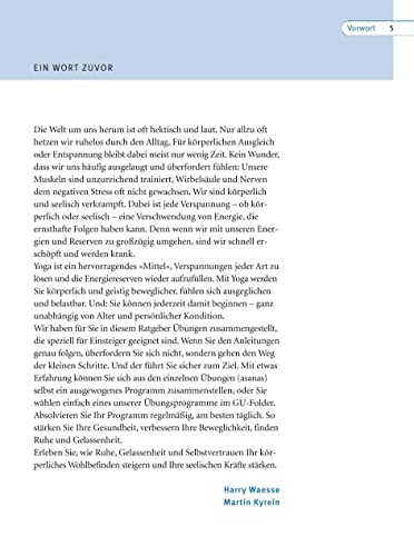 Yoga für Einsteiger (GU Ratgeber Gesundheit)