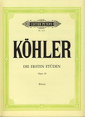 KOHLER L. - Primeros Estudios Op.50 para Piano (Ruthardt)